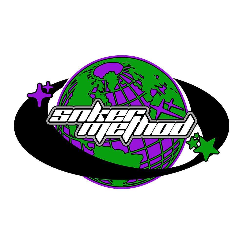 Orbit Purple & Green Sticker
